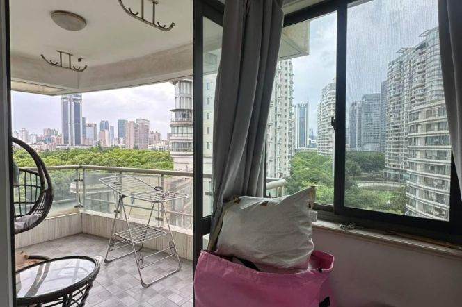 West Nanjing Rd Station Elevator 1Br with Open Balcony Line2/12/13