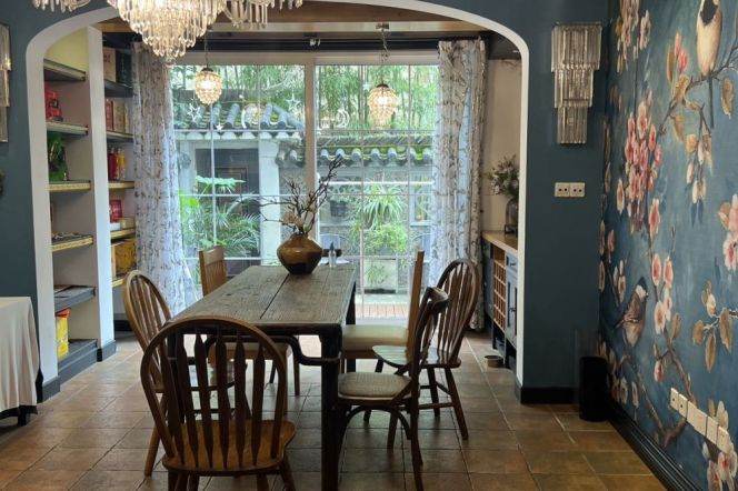 4BR Detached Villa with Courtyard｜2 mins to Line2/11 Jiangsu Rd