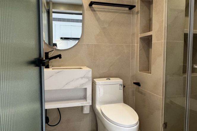 Spacious 1BR Apt +Green view | Anfu rd & Wukang rd | 6F Elevator | Good view