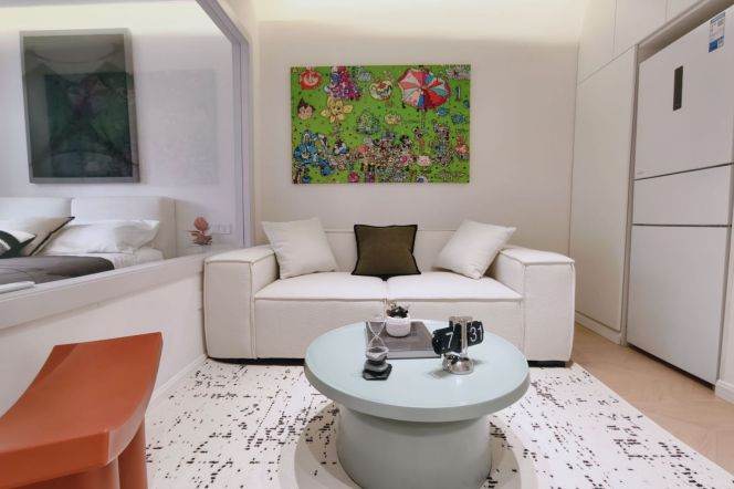 dong'an rd modern 1BR/living room @L4/7/12