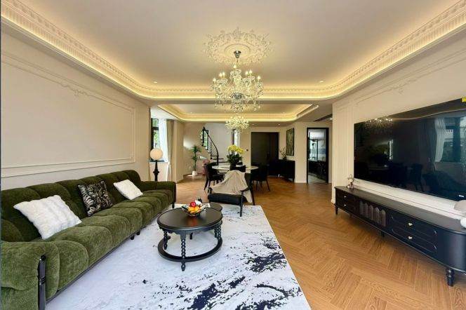   Luxury French Retro Single Family Villa with Full Smart System & 3 Parking Spots
