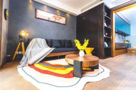 Tongji university 2 br Apt &floor heating &parking 11K
