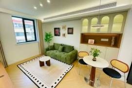 Nice one bedroom apt+Floor heating+central AC+Oven @Line7 Changping Rd