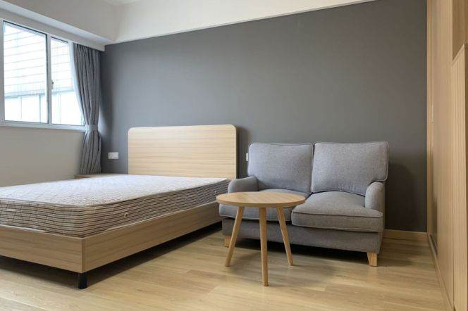 1Stuido near line 1/3/4 convenient to Shanghai Uni Yan'chang campus can long and short lease