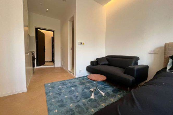 Cozy one bedroom apt+Floor heating+central AC+Oven @Line7 Changping Rd