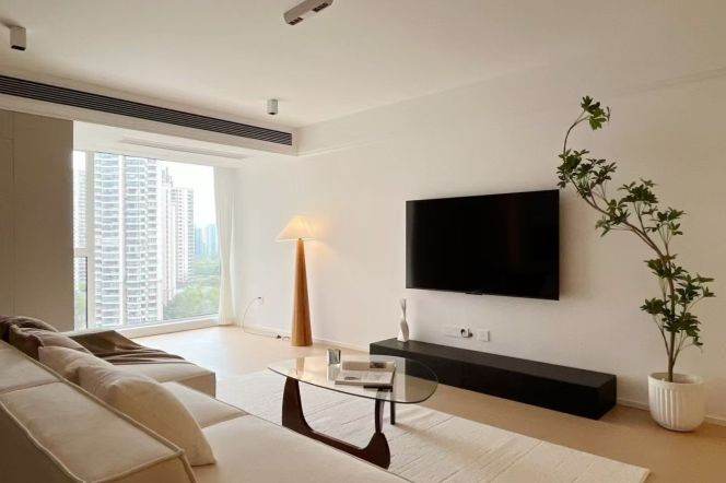 Nice compound 2br 2bath high rise high-end flat @ Suzhou Creek