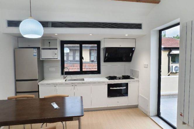 Brand new high ceiling 1br+balcony Nr changshu Rd M1/7