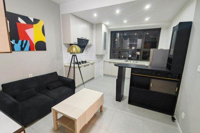 Cozy 1 br next NYU shanghai, 4 mins walking to L 6/8/11 Oriental sports center st.
