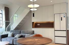 West Nanjing Road - historic buildings - renovated- 1bed duplex - spacious Livingroom
