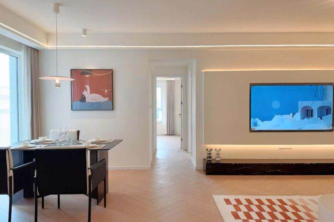 Zhongshan Park modern 2Br wt floor heating