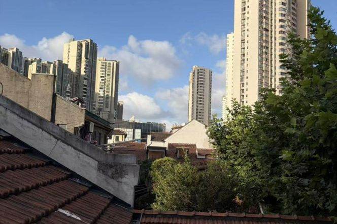  1 br near L2/L7/L14 jing'an temple station+floor heating+terrace