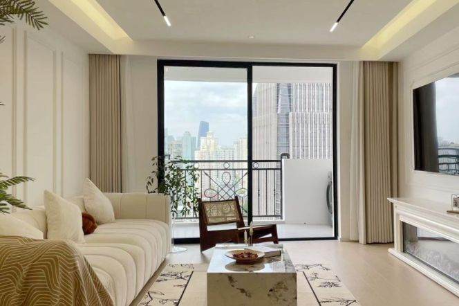 Great Compound+Spacious&Modern&Bright 2Bdrs 2Baths Apt+L14 Wu Ding Rd+Large Open Balcony