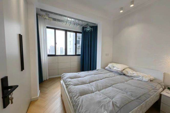 Cozy one bedroom elevator apt+central AC+Oven @Line11/13 Longde Rd