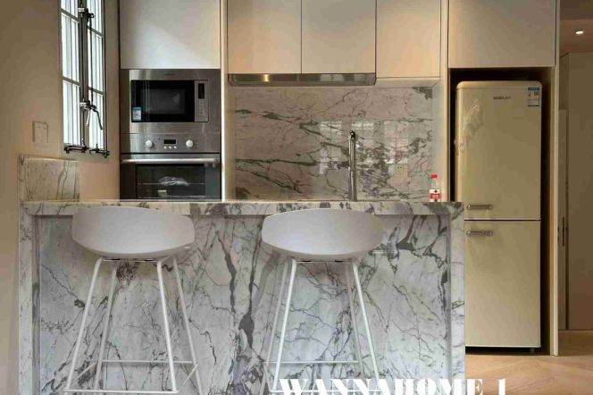 Spacious&Bright&Modern 1+1Bdrs 1Bath Apt+L2/11 Jiang Su Rd Metro+2F Walk Up+Yu Yuan Rd