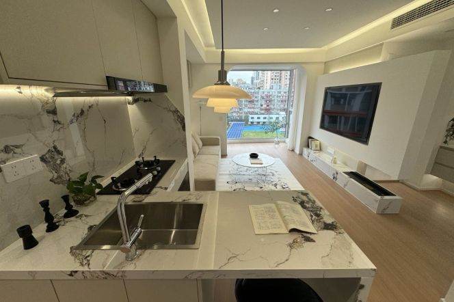Modern 1br with floor heating @Putuo &Suzhou River  Line 7/13  