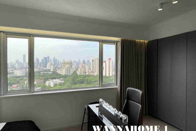 Great Building+Modern&Spacious 2Bdrs 2Baths Apt/L1+9+11 Xu Jia Hui Metro+Stunning View