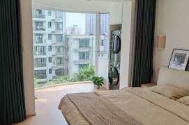 cozy 1Br wt French window,floor heating@Global Harbor