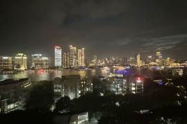 modern big 3brs perfect river view open balcony floor heating near Lujiazui IFC line 2,9,14