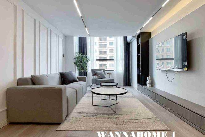 Spacious&Modern&Bright 1Bdr 1Bath Apt+Nice Building+L7 Chang Ping Rd+Su Zhou Creek