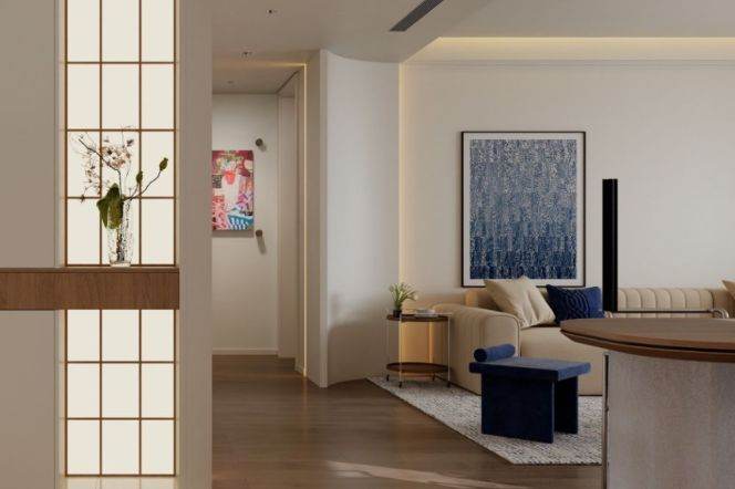modern brand new 3brs floor heating nice view brand new furniture near line 2,15 Su zhou river