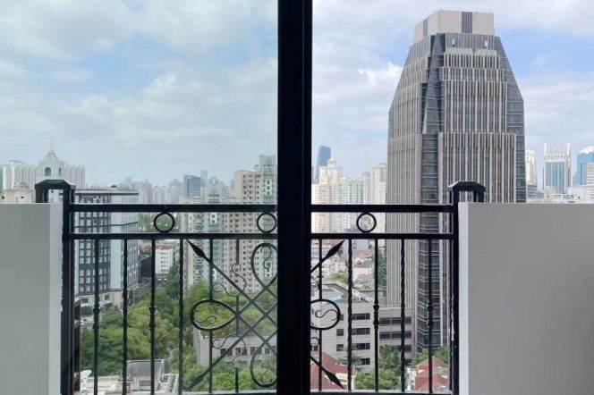 Great Compound+Spacious&Modern&Bright 2Bdrs 2Baths Apt+L14 Wu Ding Rd+Large Open Balcony