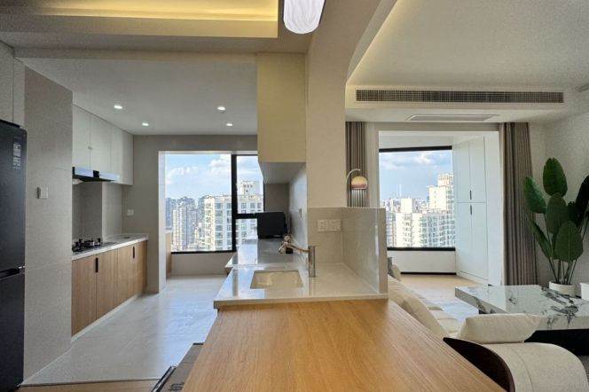 Spacious & Modern 3Br+floor heating @ Wuning rd Line 13 | River view