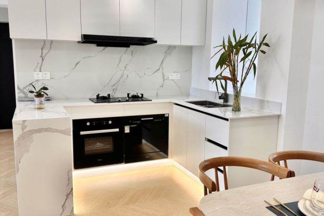 Gubei L10/ 150 sqm 3 br Apt &floor heating &oven 20K