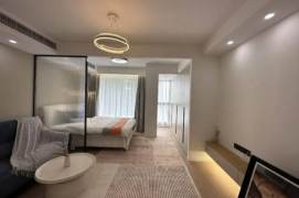 Nice one bedroom elevator apt with central AC & oven & Bathtub @Xujiahui