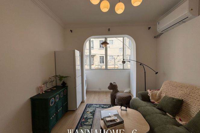 8K+Modern&Bright 1Bdr 1Bath Apt +Stunning View+Wukang Rd+Shang Hai Library+Large Storage