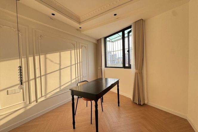 Huangpu 140 sqm 3 br stylish Apt &floor heating &parking 17K