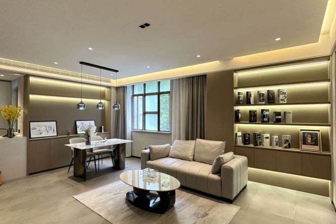 2 Brs, 1 Living room, Floor heating/Central ac/Dish washer, 120 sqm @ Yaohong metro L15