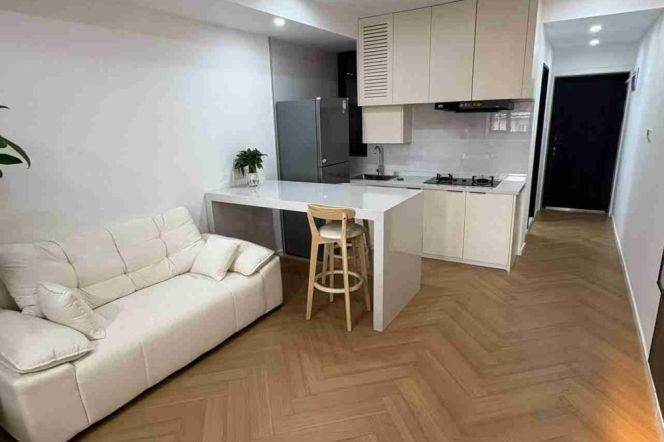 Bright&Modern Elevator 1Bdr 1Bath Apt+Hong Qiao Rd CBD+L10/11 Jiao tong Uni. Metro