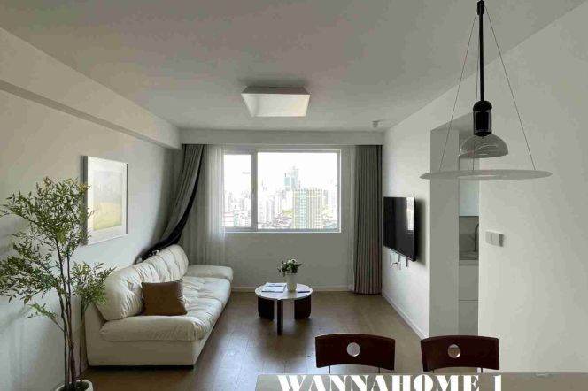 Spacious&Modern&Bright 2Bdrs 1Bath Apt+L2/11 Jiang Su Rd+L14 Wu Ding Rd+Stunning View