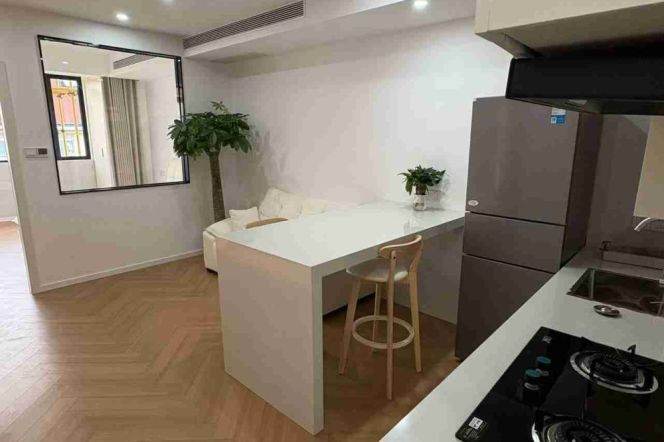 Bright&Modern Elevator 1Bdr 1Bath Apt+Hong Qiao Rd CBD+L10/11 Jiao tong Uni. Metro