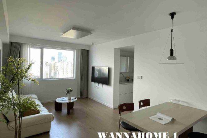 Spacious&Modern&Bright 2Bdrs 1Bath Apt+L2/11 Jiang Su Rd+L14 Wu Ding Rd+Stunning View