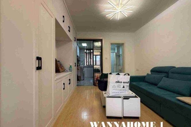 Modern&Spacious&Bright 1Bdr 1Bath Apt+4F Walk Up+Large Storage+Ju Lu Rd+Jing An Temple 