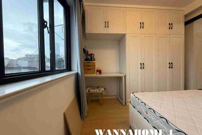 Modern&Spacious&Bright 1Bdr 1Bath Apt+4F Walk Up+Large Storage+Ju Lu Rd+Jing An Temple 