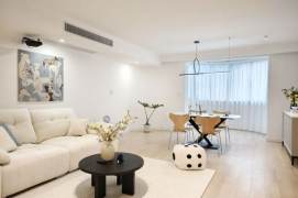  Mode Bright 3‑Bedroom Home with minimalist wood‑tone interior, Complete Heating & Furnishings