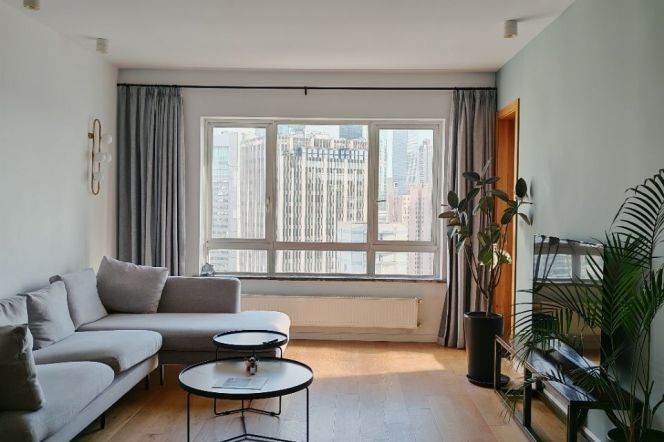 West Nanjing rd,City Castle modern 2BR 2Bt wt balcony,heating