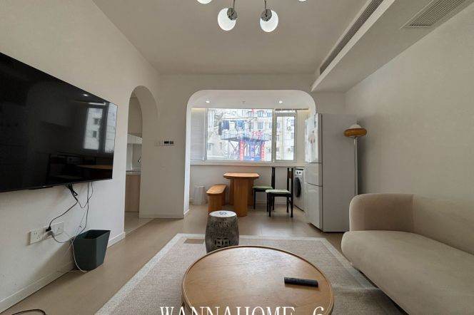 9.2K+Spacious&Modern 1Bdr 1Bath+Floor Heating+L2+7+14 Jing An Temple +Large Storage