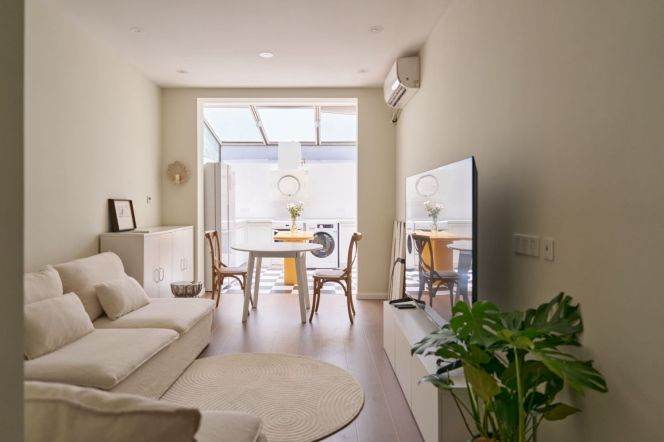 wukang rd,anfu rd cozy 1Br wt yard,floor heating