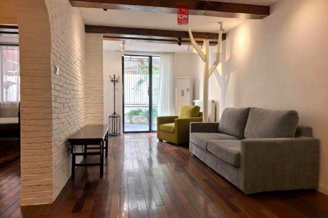 Private Garden 1Bed Quality furniture@Jianguo Road