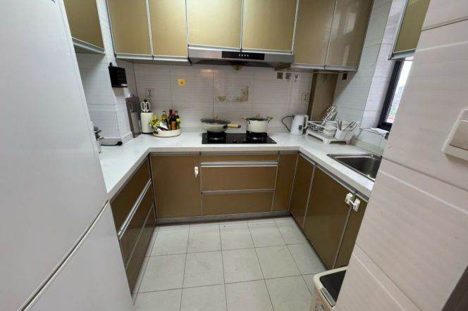 jiangsu rd metro 3 br modern Apt &elevator 14.5K
