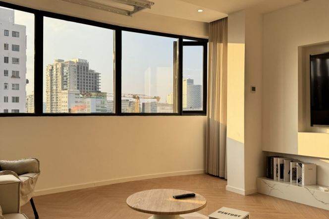 Modern 1Br apt 80Sqm | Zhongshan Park Metro L2&3&4 | Central AC | All south 8.5K ONLY