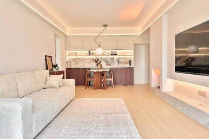 Delightful 2Bedrooms elevator Apt+Heating+central AC+Oven@Changshou Rd