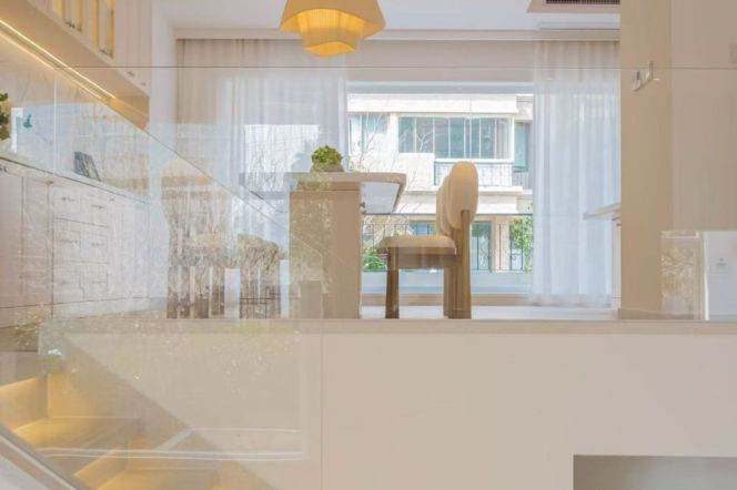 modern big 5brs duplex apartment big living room big open kitchen in Gubei