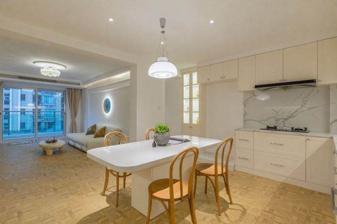 modern big 2brs floor heating open balcony modern furniture near Xujiahui park line 1,9,11