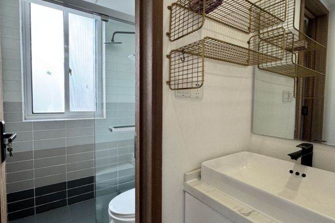 Spacious 1BR +Heating +Baclony | Shanghai Library metro L10 | Green view