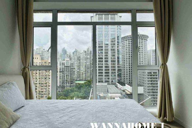 Modern&Spacious&Really Bright 3Bdrs 2Baths Apt+Xu Jia Hui CBD+Shang Hai Stadium+Stunning View