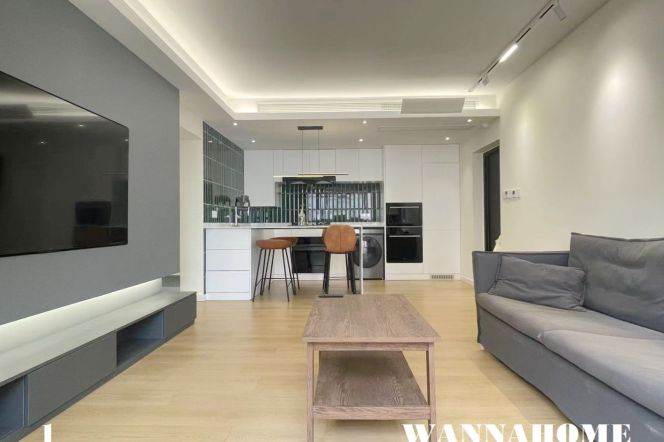 Modern&Spacious&Bright 2Bdrs 2Baths Apt+L14 Wu Ding Rd+Large Balcony&Closets